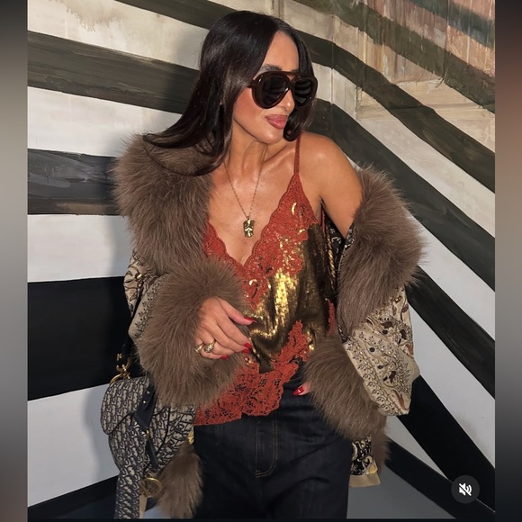 ZARA ZW COLLECTION LIMITED EDITION LACE SEQUIN DRESS - Picture 3 of 14